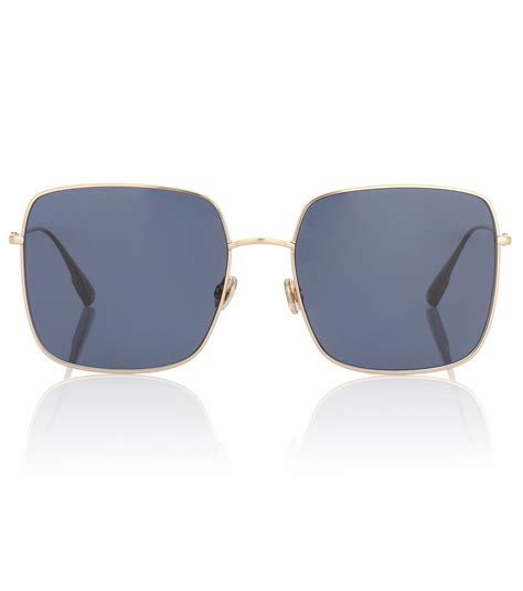 DiorStellaire1 Square Sunglasses in Gold